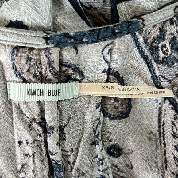 KIMCHI BLUE cocoon wrap size XS/S blue floral - Picture 2 of 7